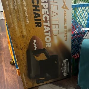 Heated Spectator Chair - Black/Brown